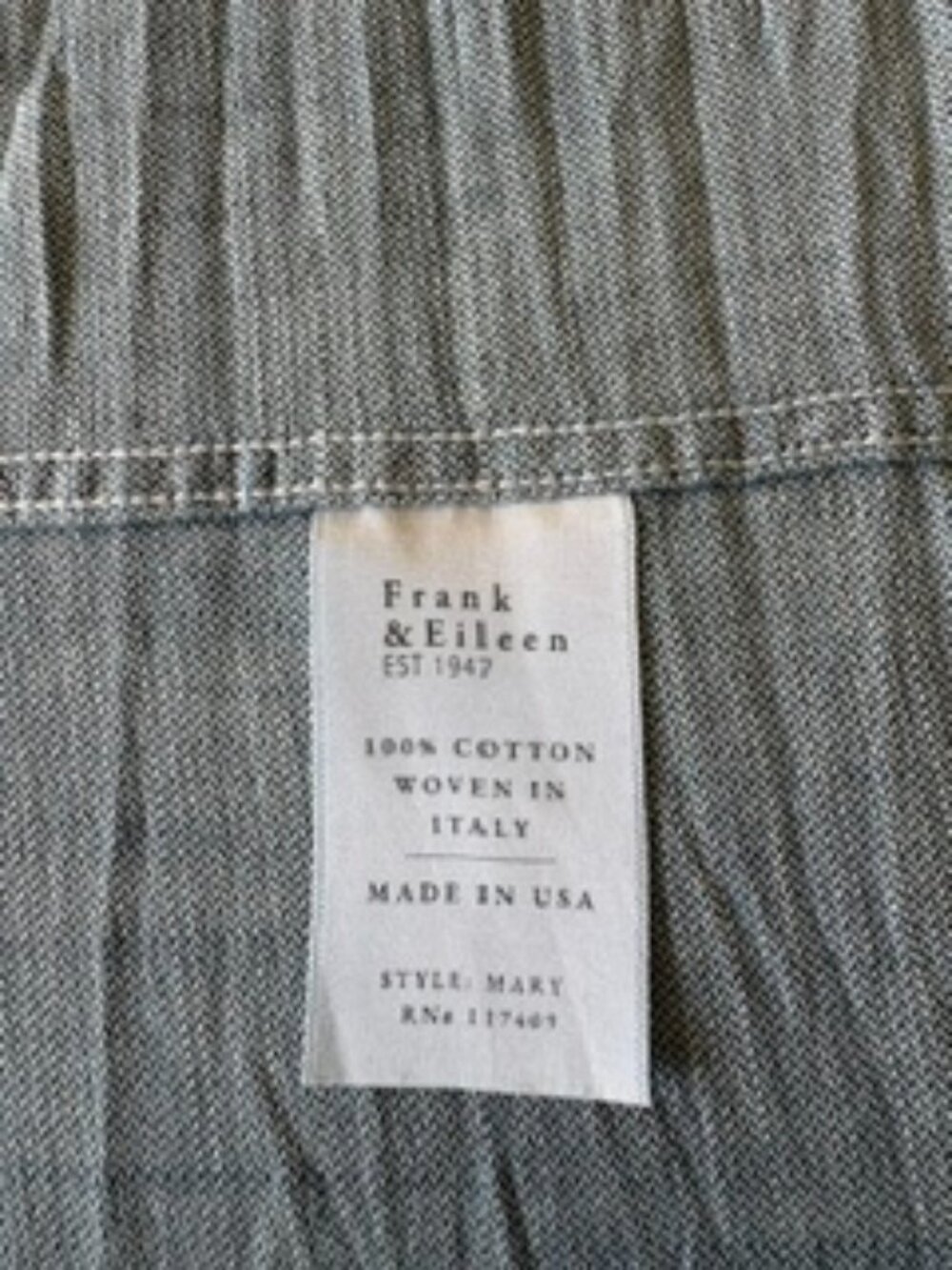 NWOT Frank & Eileen Blue Denim Button Down Mary Dress - Medium - Picture 12 of 13